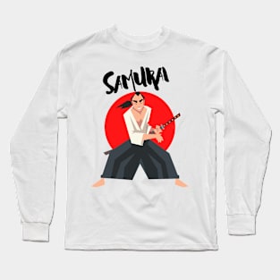 Samurai T-shirt Long Sleeve T-Shirt